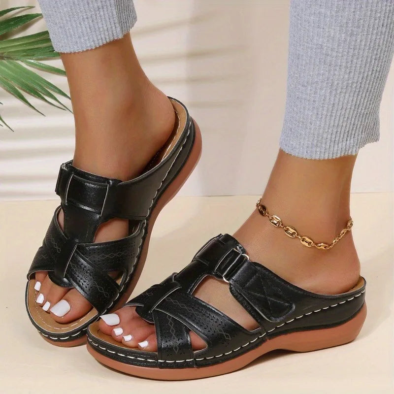 Nora orthopedic wedge sandals – view 4
