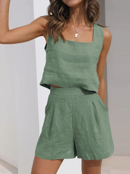 Isla | Linen Two-Piece Set