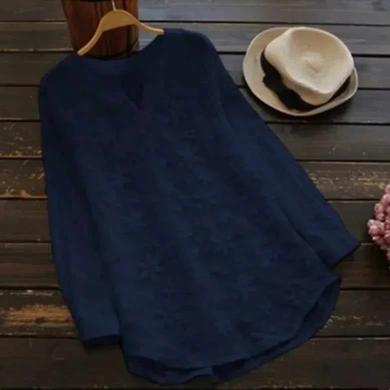 Brianna embroidered lace blouse – view 5