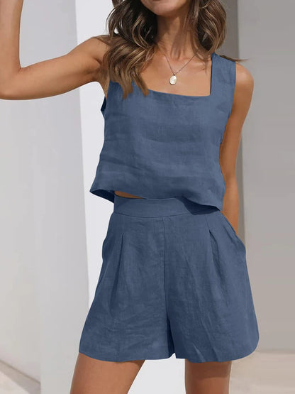 Isla | Linen Two-Piece Set