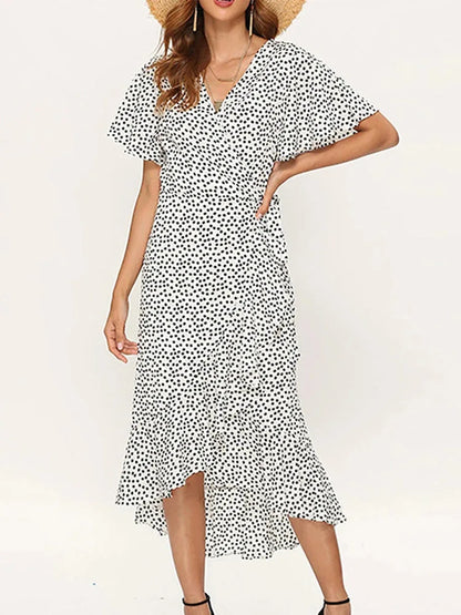 Poppy boho wrap maxi dress – view 6