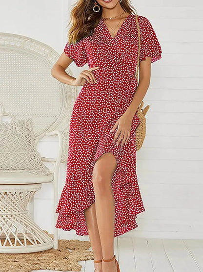 Poppy boho wrap maxi dress – view 9