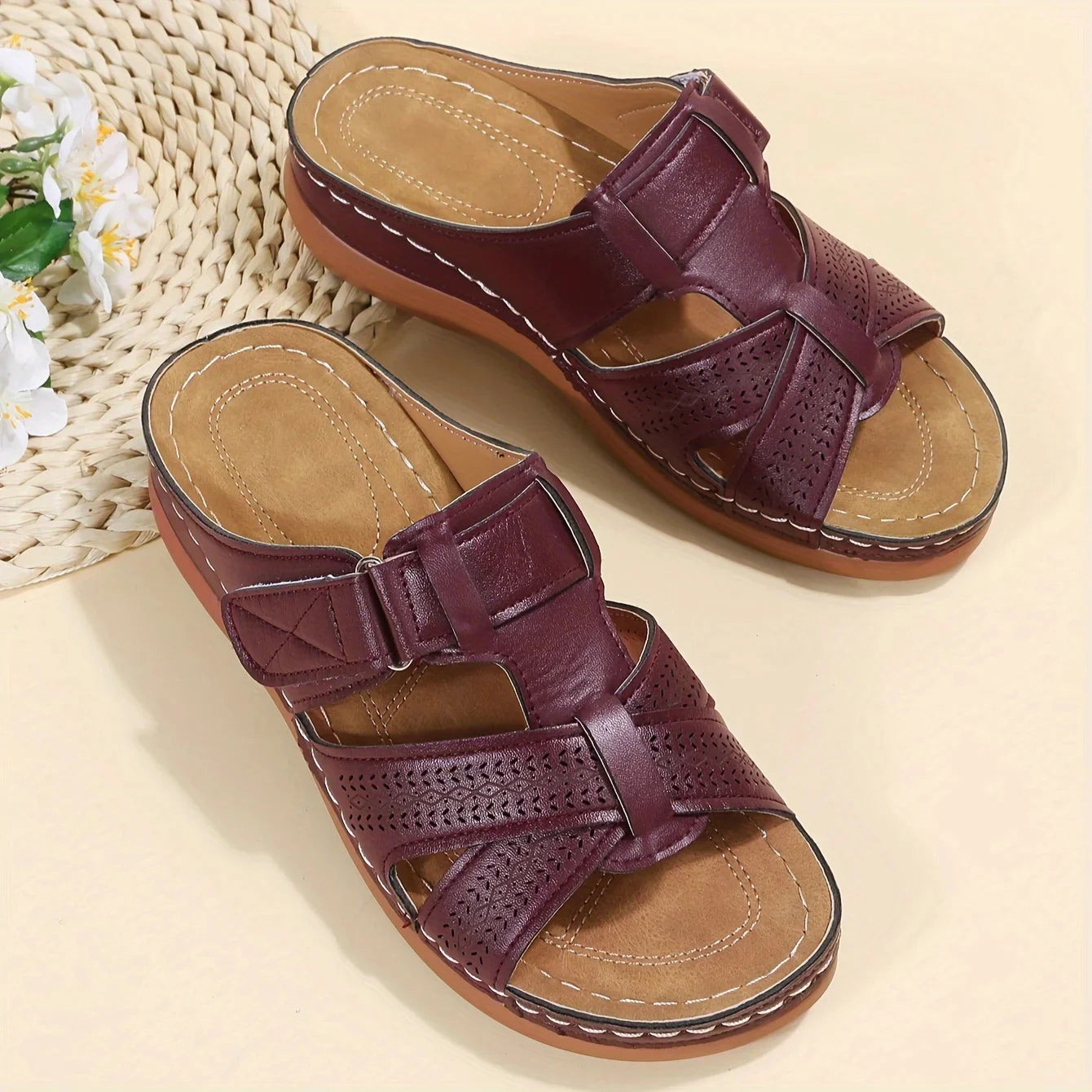Nora orthopedic wedge sandals – view 9