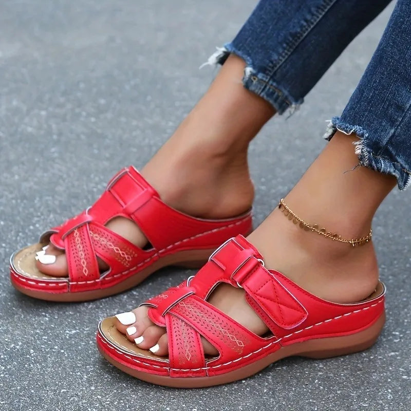 Nora orthopedic wedge sandals – view 3