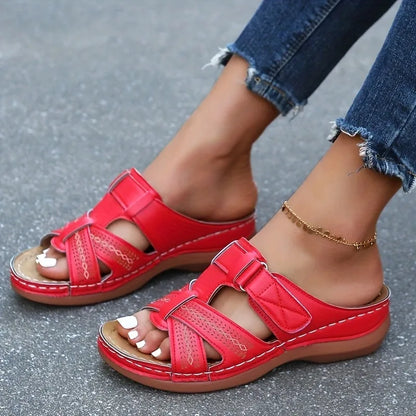 Nora orthopedic wedge sandals – view 3